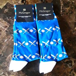 McGregor baseball print mens sockd